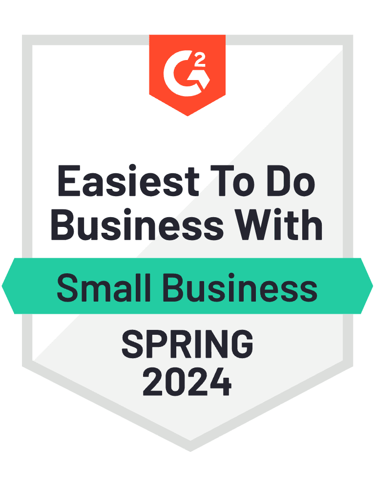 Rocketseed EmailSignature EasiestToDoBusinessWith Small Business Spring 2024 G2