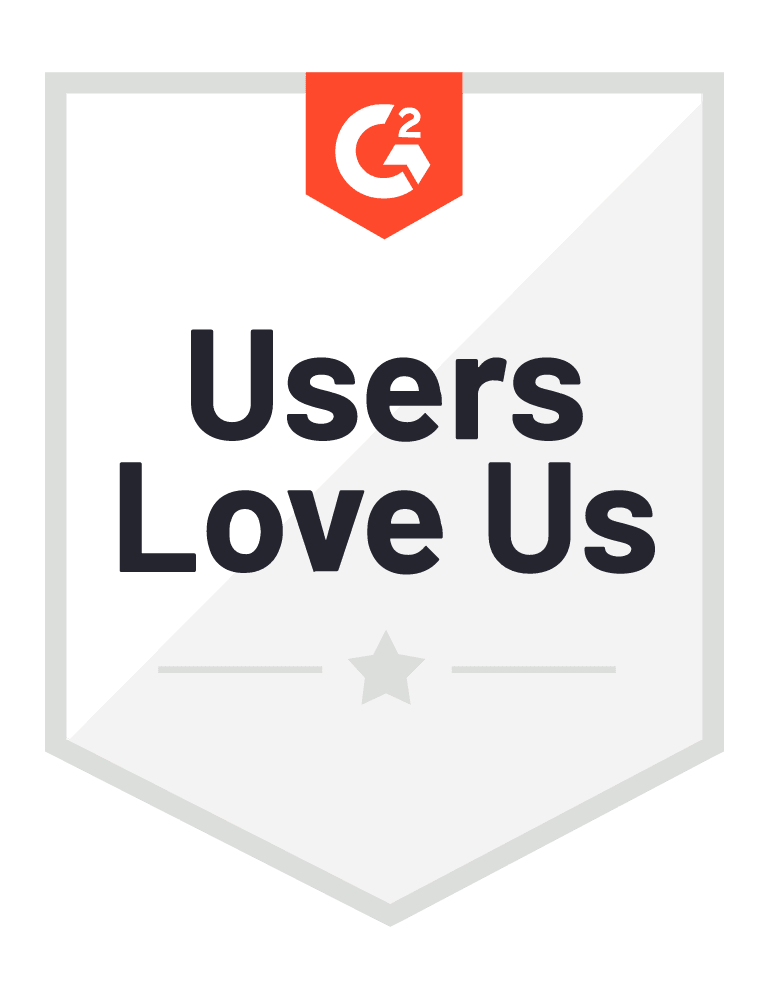 Rocketseed Email Signature users love us G2 Badge